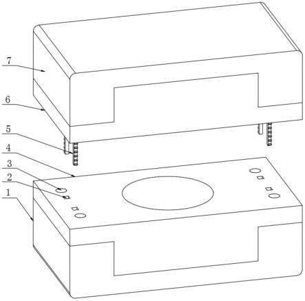 一种天然气发动机用混合器壳体制作模具及其制作方法与流程