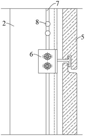 幕墙安装结构的制作方法