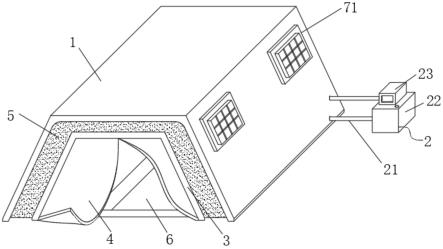 一种大口黑鲈养殖用双层温室大棚的制作方法