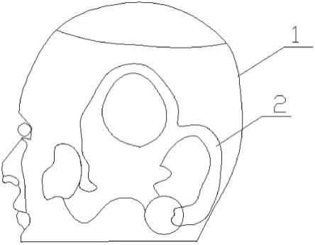 一种带有人体头部模型的耳石症手法复位模型的制作方法