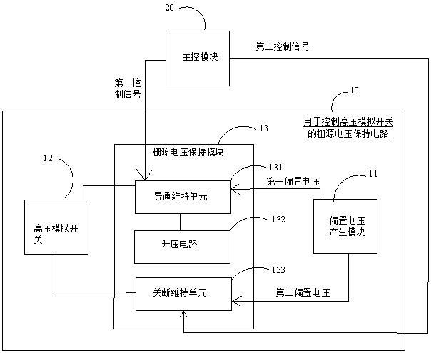 一种用于控制高压模拟开关的栅源电压保持电路的制作方法