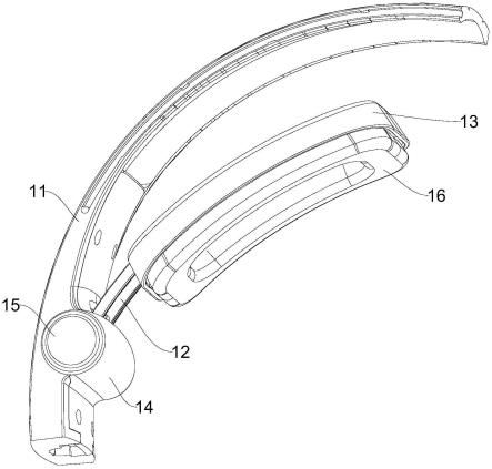 一种头戴式耳机的飞翼旋转结构及头戴式耳机的制作方法