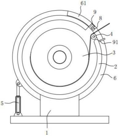 基于铝电解电容器的全自动穿套管绕线包胶机用给胶装置的制作方法