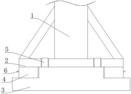 一种基于建筑塔吊底座的固定装置的制作方法