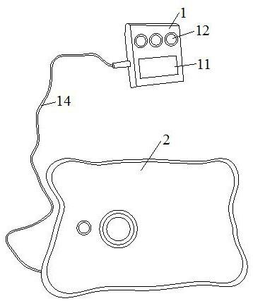 中药热奄包高低温预警装置