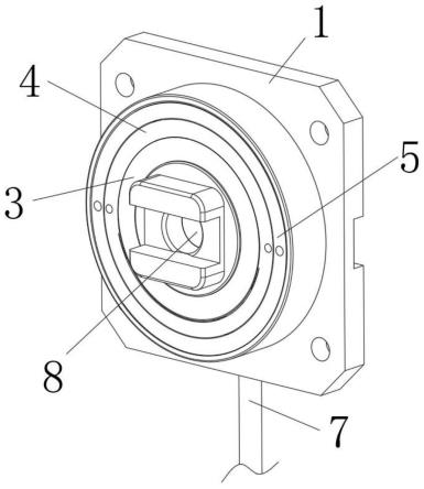 一种轴端异形结构有利于磁场均匀空心的角度传感器结构的制作方法