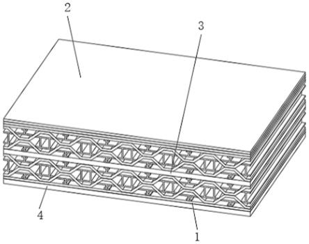 一种改进支撑结构的瓦楞纸板的制作方法