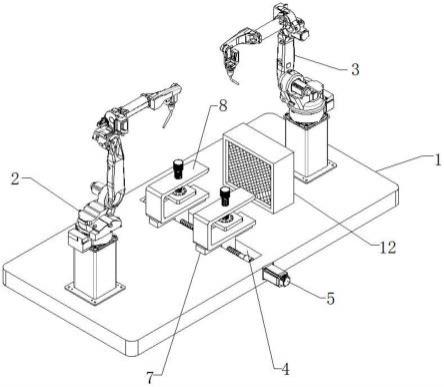 挖掘机铲斗机器人拼焊工装的制作方法