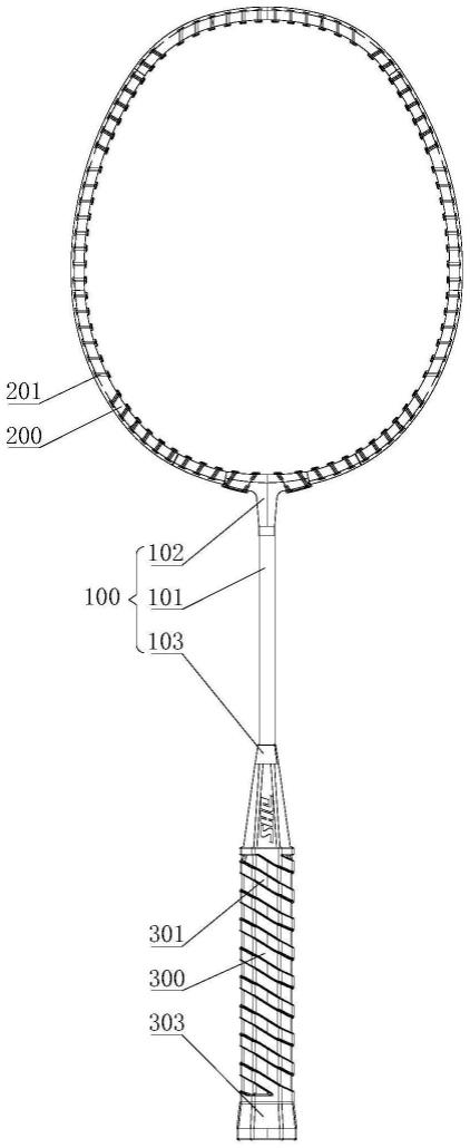 一体成型羽毛球拍及其制作方法与流程