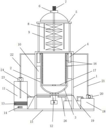 一种2-甲基-4-三氟甲基-5-噻唑甲酸的制备装置的制作方法