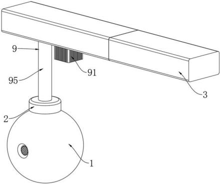 一种苗情监测球形摄像头的转动控制结构的制作方法