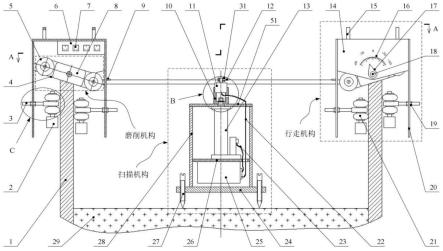 一种风电基础环端面自动磨削找平方法及装置与流程