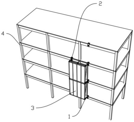 一种轻量化建筑立面拓展模块