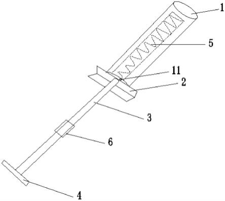 蜂窝斜管板用开孔工具的制作方法