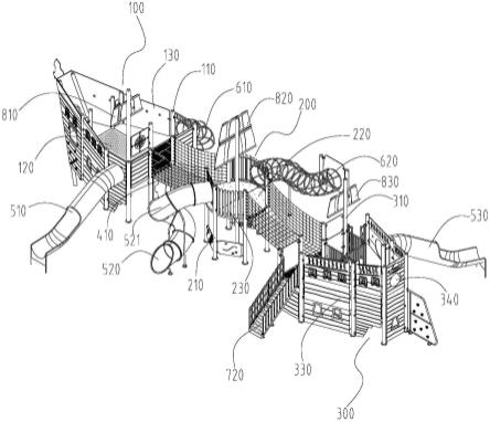 一种巨型帆船外形的儿童游乐园的制作方法