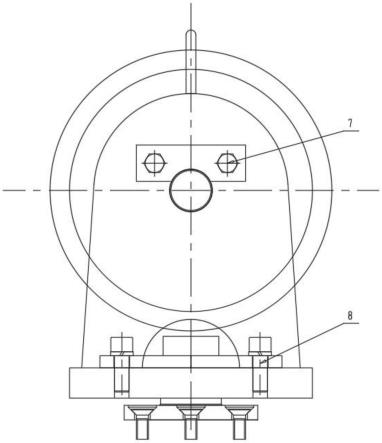 一种无人航行器用牵引装置头部可旋转滑轮的制作方法