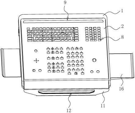 一种工业电脑操作面板框架的制作方法