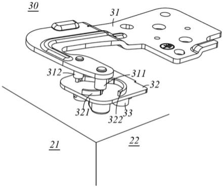 具有凹口的铰链组件及具有其的制冷设备的制作方法