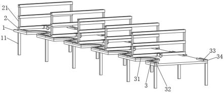 一种汽车线束生产用高效率滑板预装架的制作方法