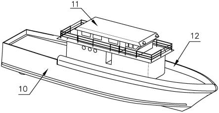 一种甲醇发电机增程式电源驱动渔船的制作方法