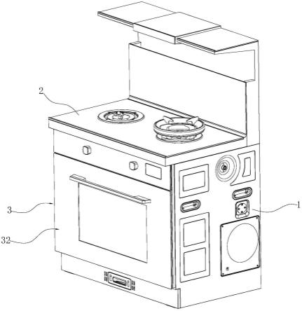 一种具有门体散热功能的集成灶的制作方法