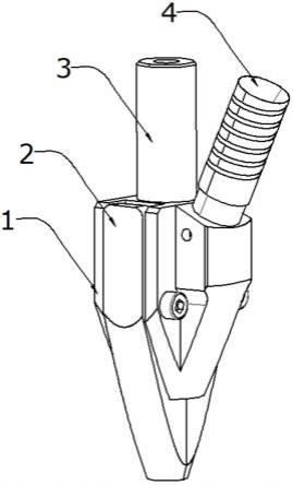 一种吹气式锁螺丝夹头的制作方法
