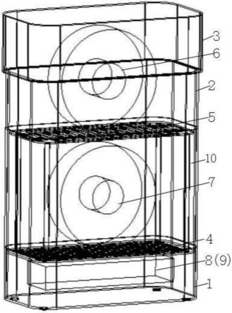 一种容量可调节的3D打印耗材烘干盒的制作方法