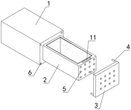一种可抽拉滑轨式端子接线盒的制作方法