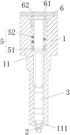 一种针阀导向圆柱部分呈三棱形的针阀偶件的制作方法