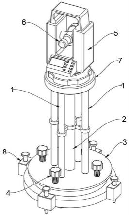 一种用于建筑工程施工的高稳定防抖动的经纬仪的制作方法