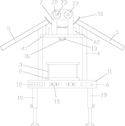 一种带有烧烤架的户外桌子的制作方法