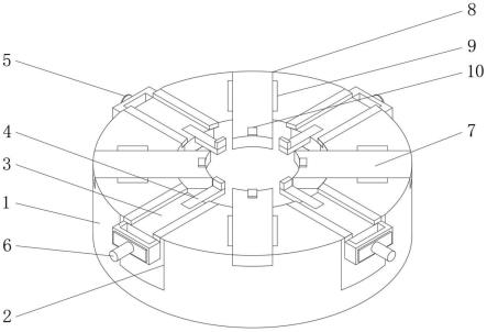 一种齿轮及圆形工件加工用对正装置的制作方法