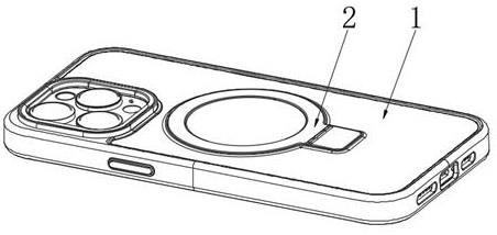 一种磁吸支架手机壳的制作方法