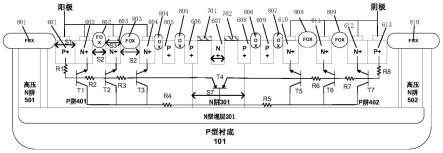 高维持低阻均匀导通双向可控硅静电防护器件及制作方法与流程