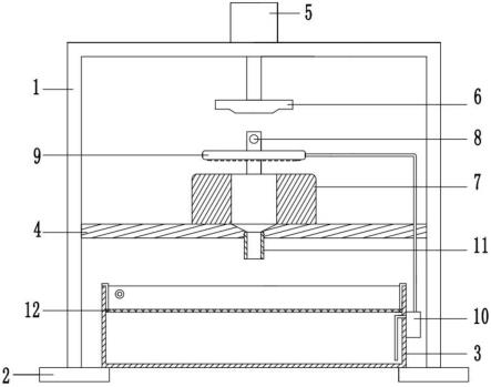 一种高效汽车座椅支架模具加工冲压系统的制作方法