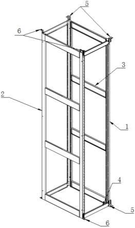 一种集装箱数据中心专用机架的制作方法