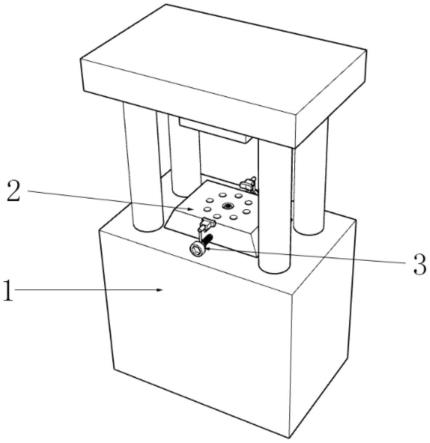 一种成型压力机用可快速定位的放置台的制作方法