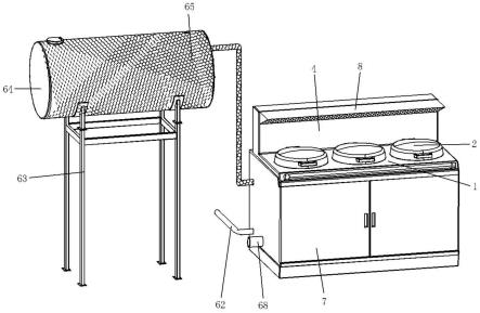 一种厨房用烟气余热回收再利用装置的制作方法