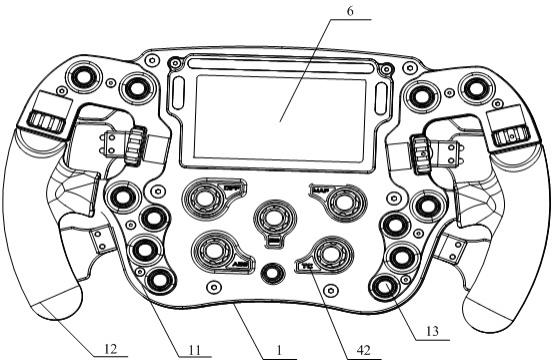 一种模拟赛车方向盘的制作方法