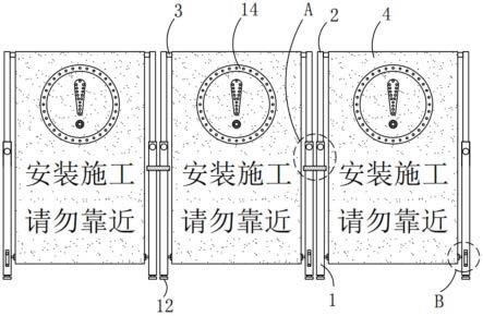 一种电梯安装用警示装置的制作方法