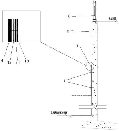 一种生态池内壁防护机构及生态池的制作方法