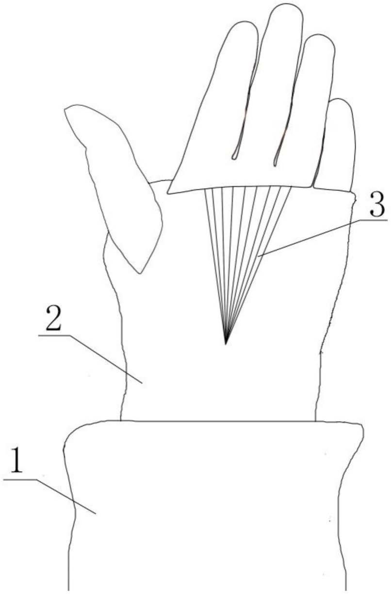 一种可调节松紧的手套袖口的制作方法