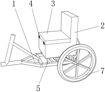 一种三轮自行车的后轮安装结构的制作方法