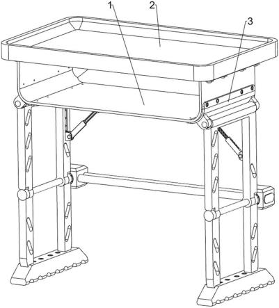 一种折叠收纳课桌的制作方法