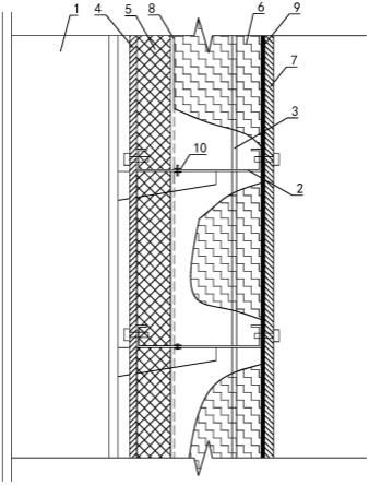 一种钢结构厂房防冷桥墙面结构的制作方法