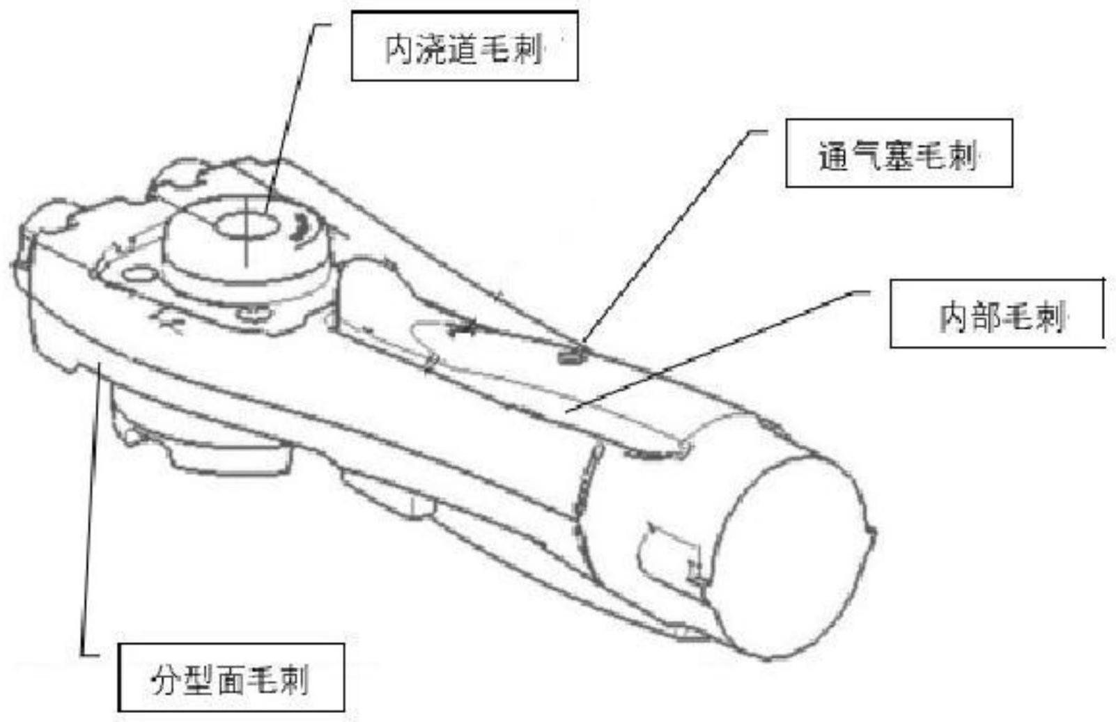 一种砂芯自动化去毛刺装置的制作方法