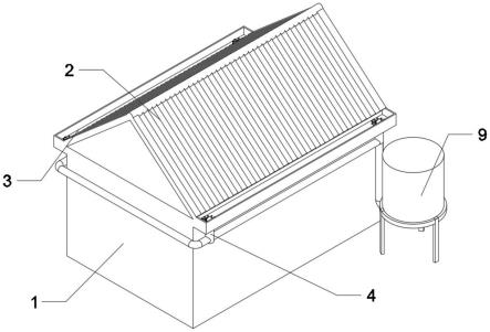 一种房屋建筑绿色环保型集水屋顶的制作方法