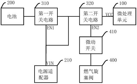 兼容市电的灶具控制系统的制作方法