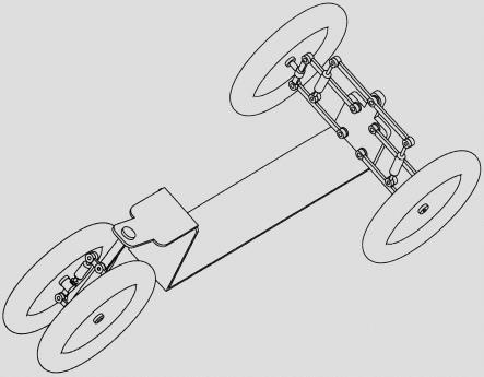 并列前轮主动侧倾底盘的制作方法