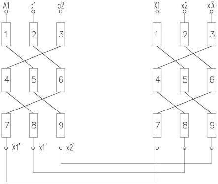 一种单相三绕组等阻抗变压器的制作方法